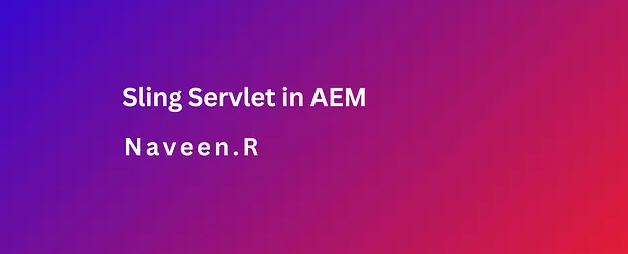 AEM Sling Servlet diagram